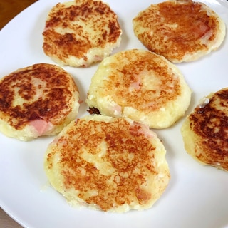 豆腐じゃがチーズ餅～ハム入り